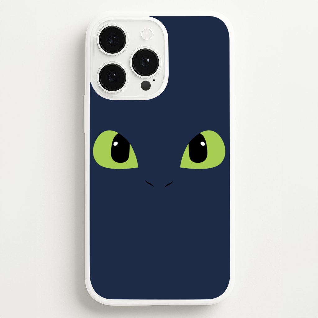 Black Fury Dragon Face - How To Train Your Dragon Phone Case for iPhone 13 Pro Max