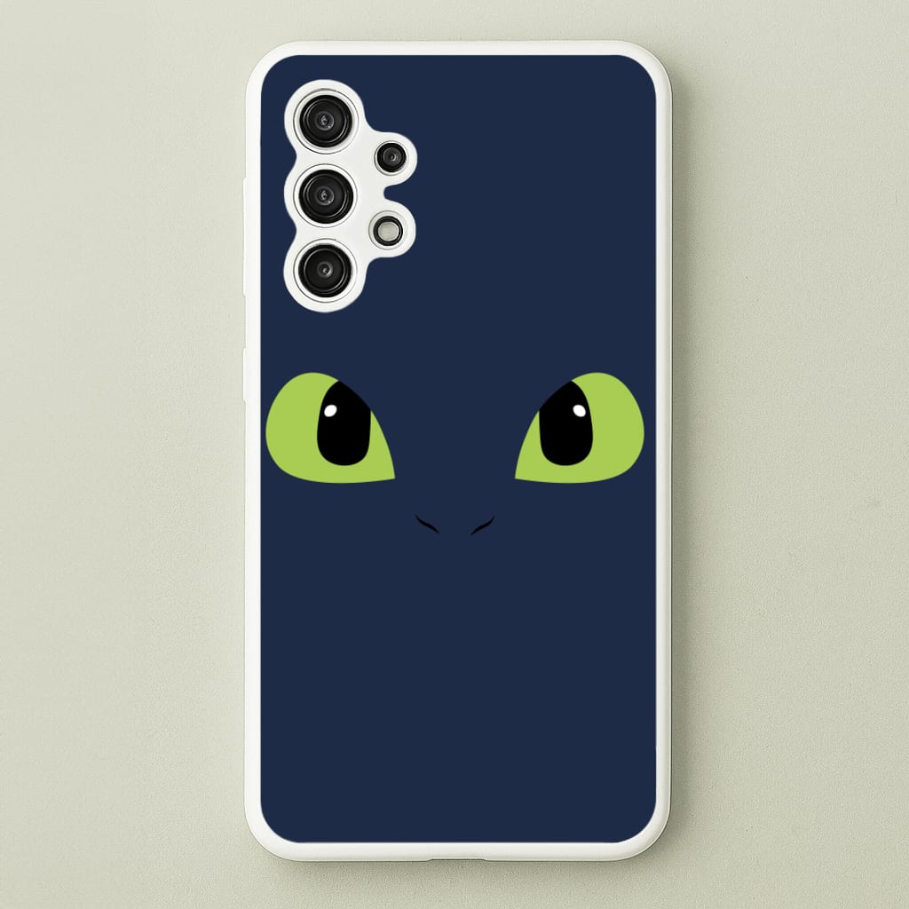Black Fury Dragon Face - How To Train Your Dragon Phone Case for Galaxy A13