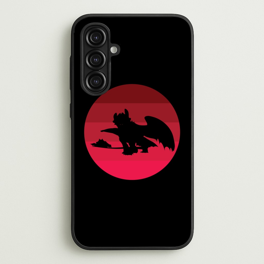 Red Sunset Dragon - How To Train Your Dragon Phone Case for Galaxy A16