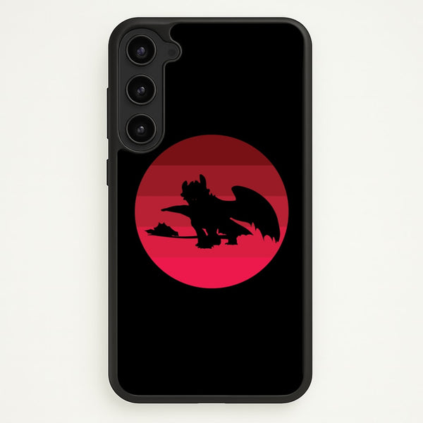 Red Sunset Dragon - How To Train Your Dragon Phone Case for Galaxy S23 Plus