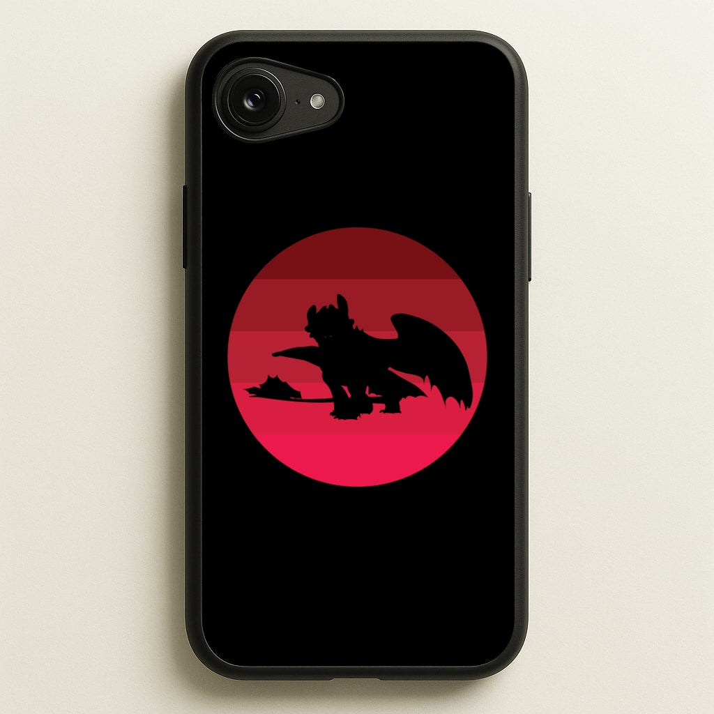 Red Sunset Dragon - How To Train Your Dragon Phone Case for iPhone 16e