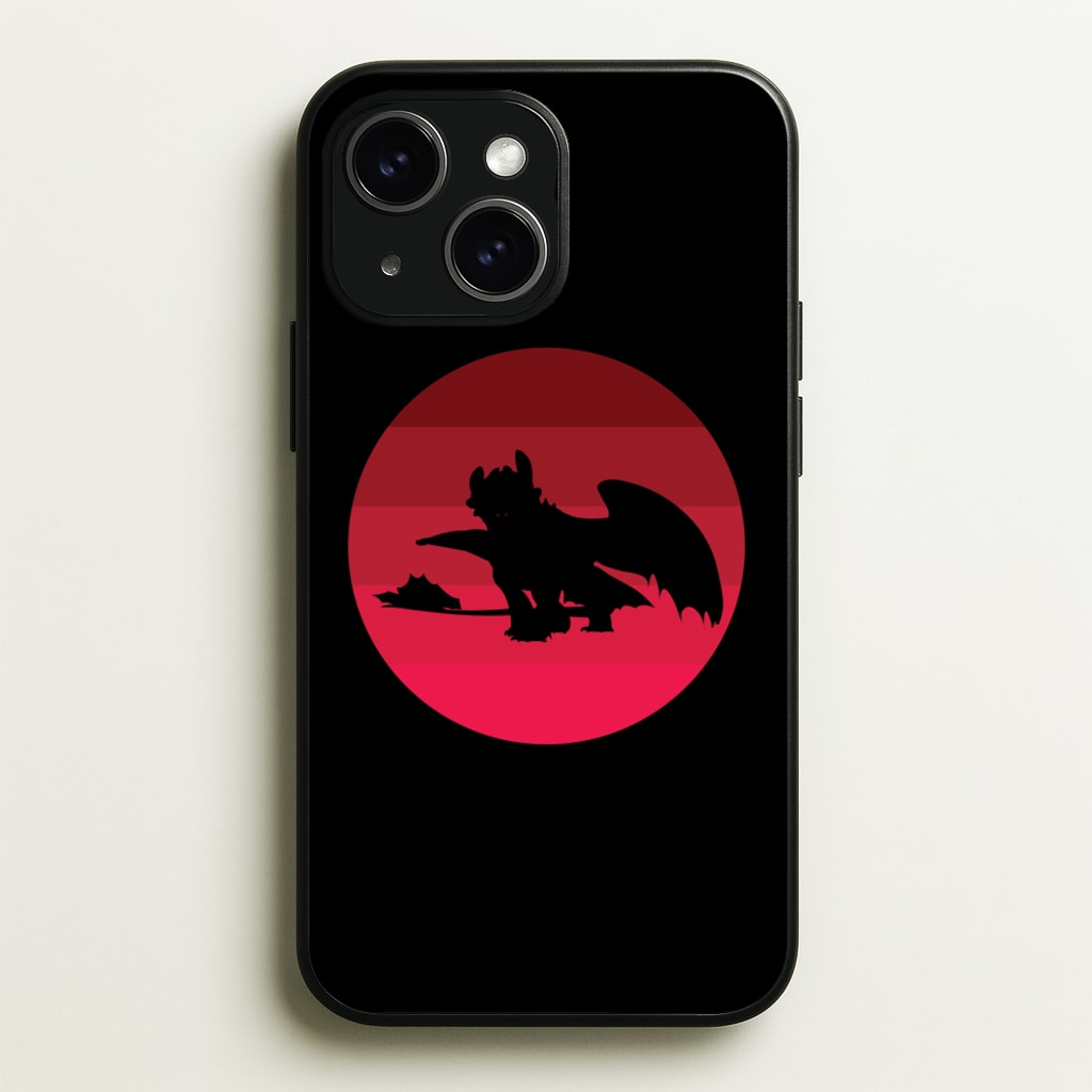 Red Sunset Dragon - How To Train Your Dragon Phone Case for iPhone 14