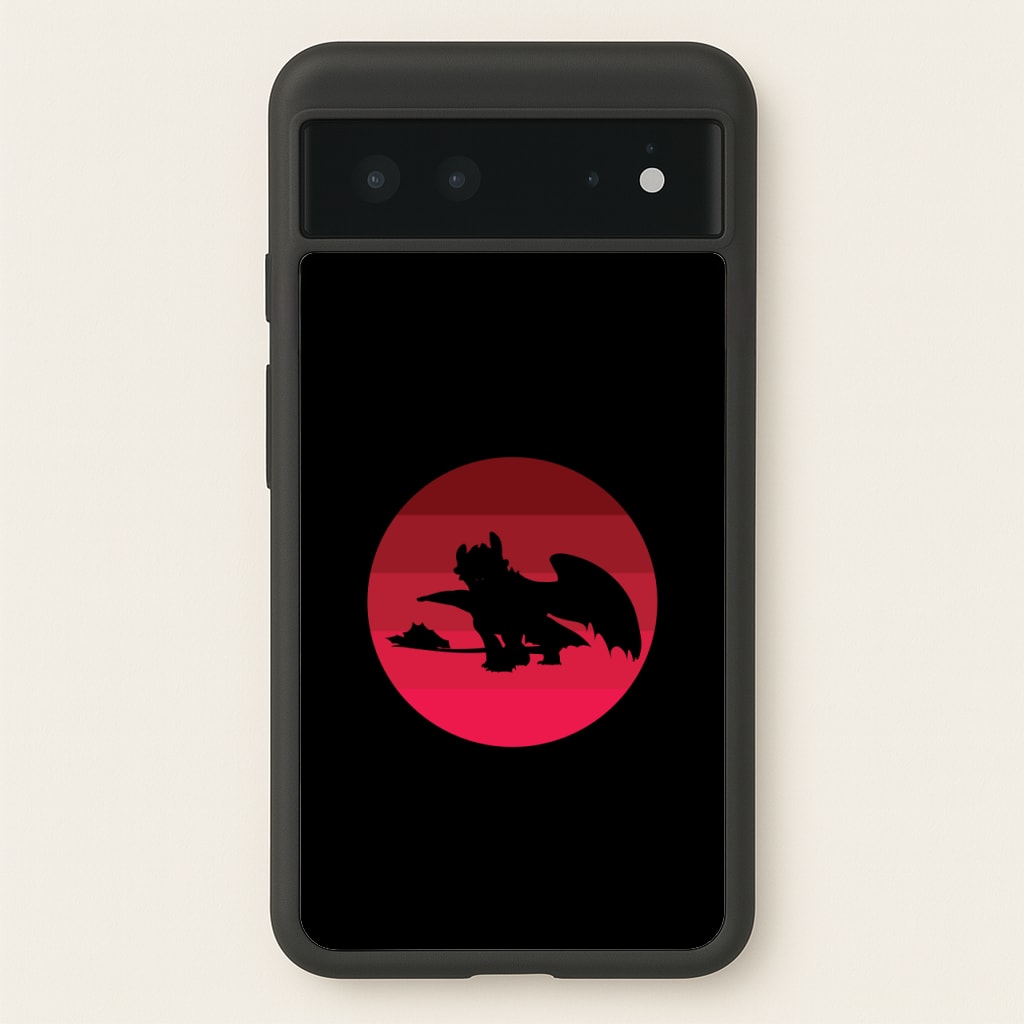 Red Sunset Dragon - How To Train Your Dragon Phone Case for Google Pixel 6