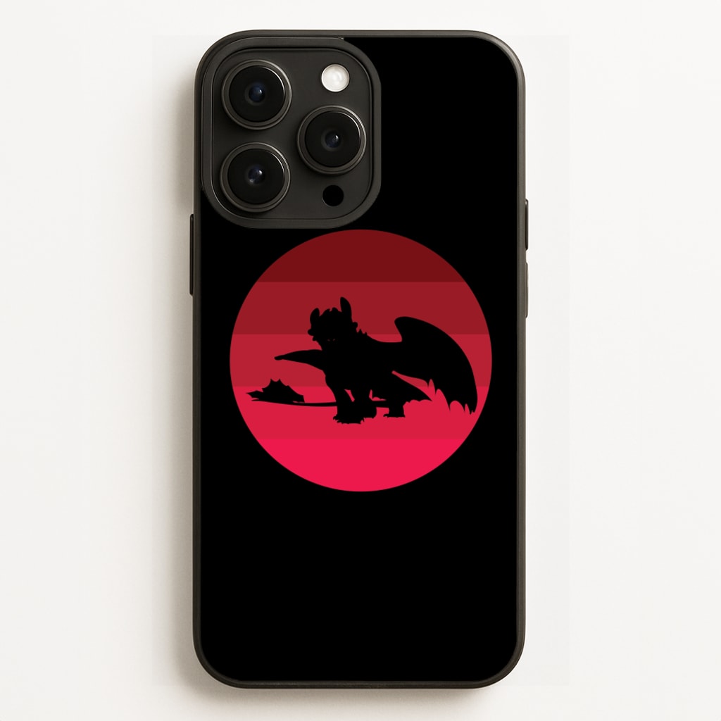 Red Sunset Dragon - How To Train Your Dragon Phone Case for iPhone 12 Pro Max