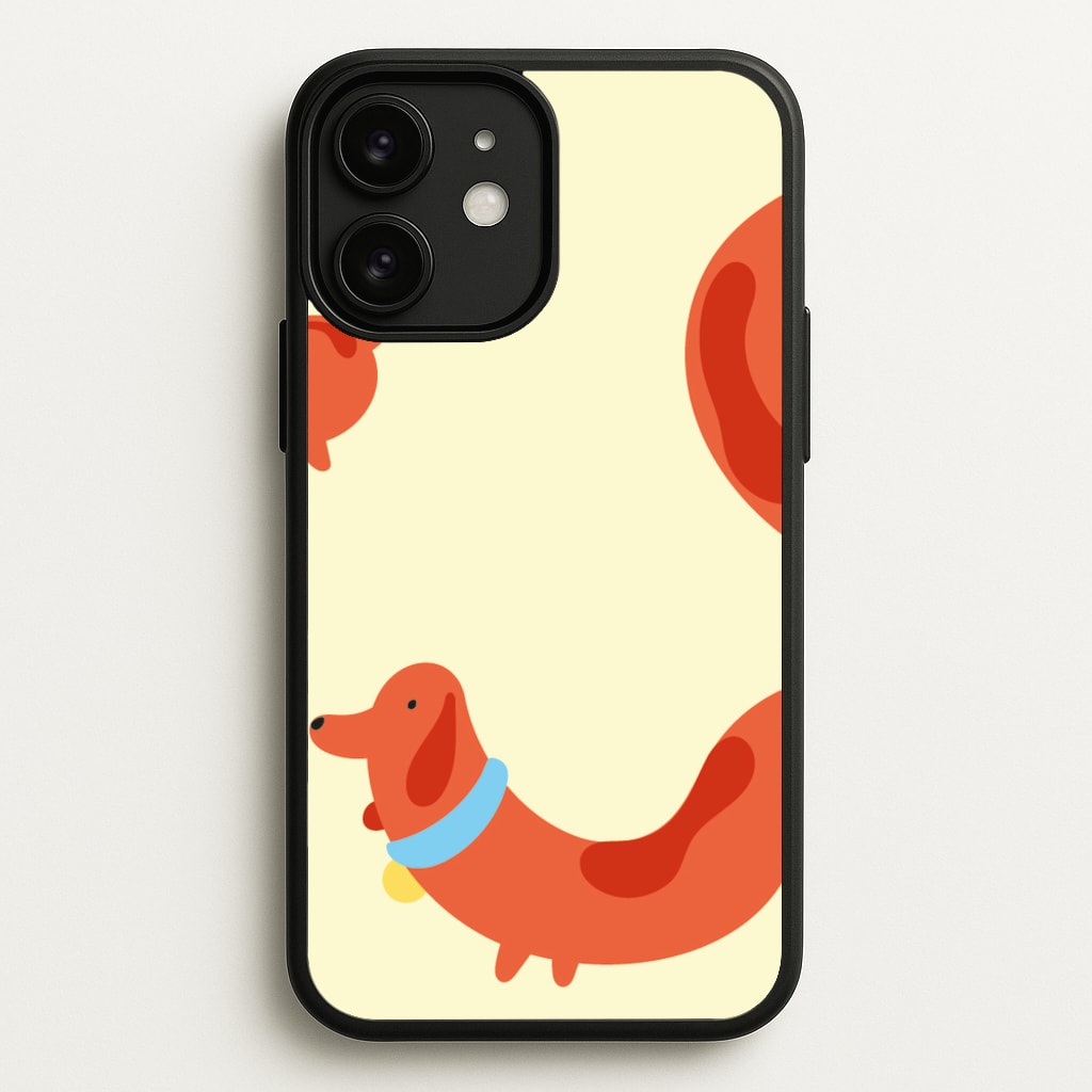 Sausage dog wrapped round - Dachshunds - Dachshunds Phone Case for iPhone 11