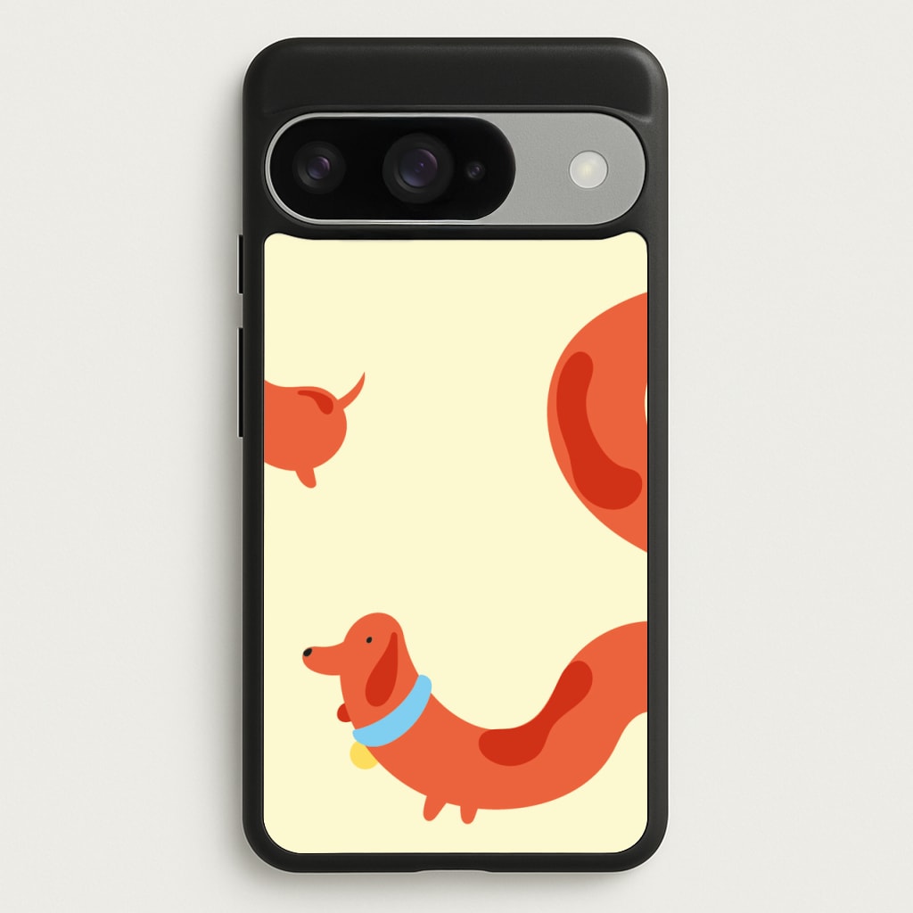 Sausage dog wrapped round - Dachshunds Phone Case for Google Pixel 10 / 10 Pro
