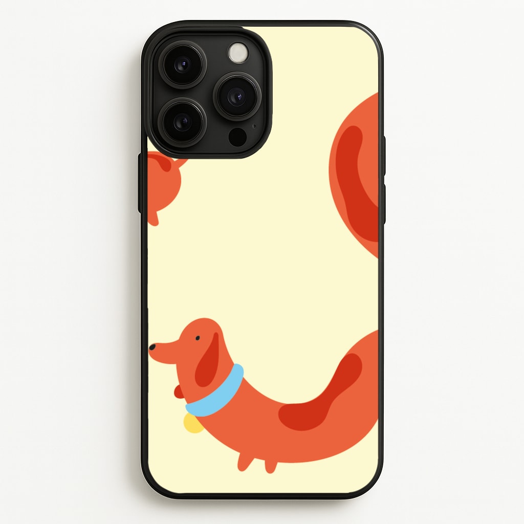 Sausage dog wrapped round - Dachshunds - Dachshunds Phone Case for iPhone 13 Pro Max