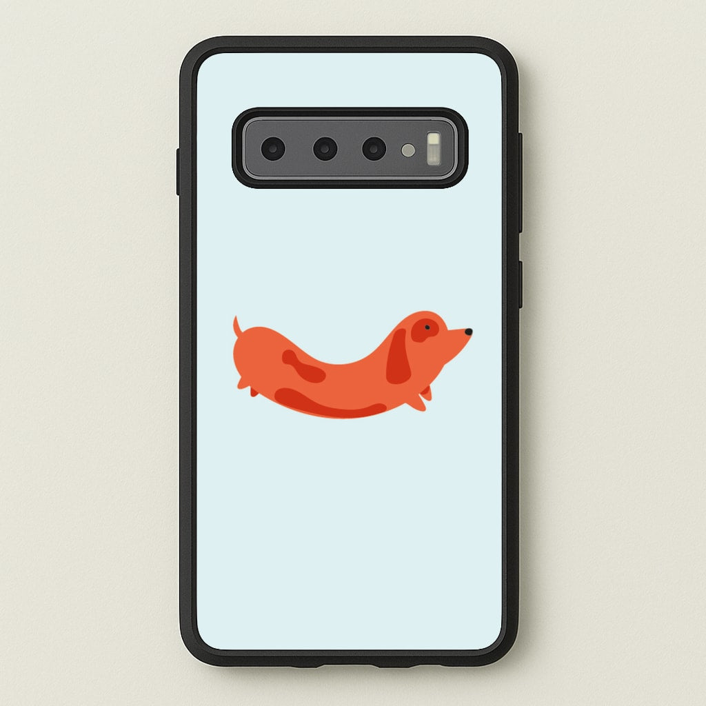 Little sausage - Dachshunds - Dachshunds Phone Case for Galaxy S10