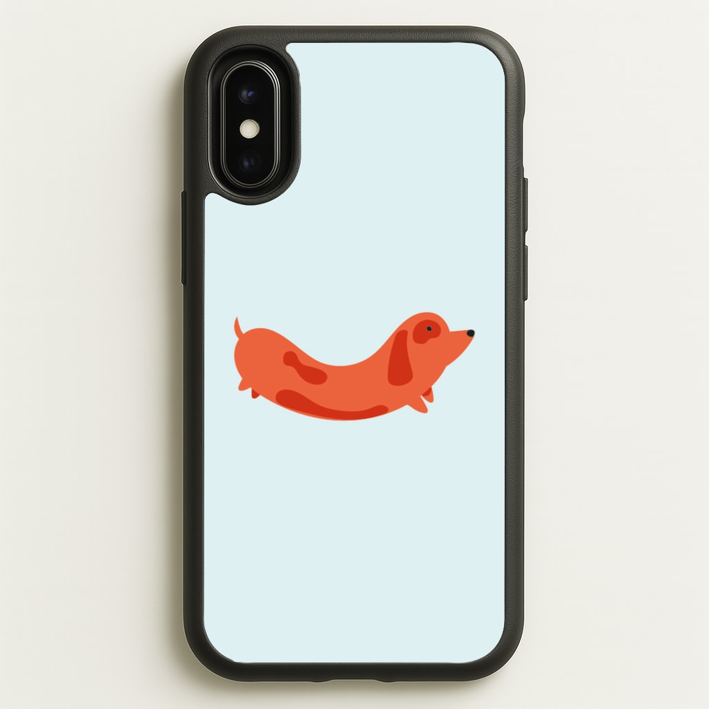 Little sausage - Dachshunds - Dachshunds Phone Case for iPhone X / XS