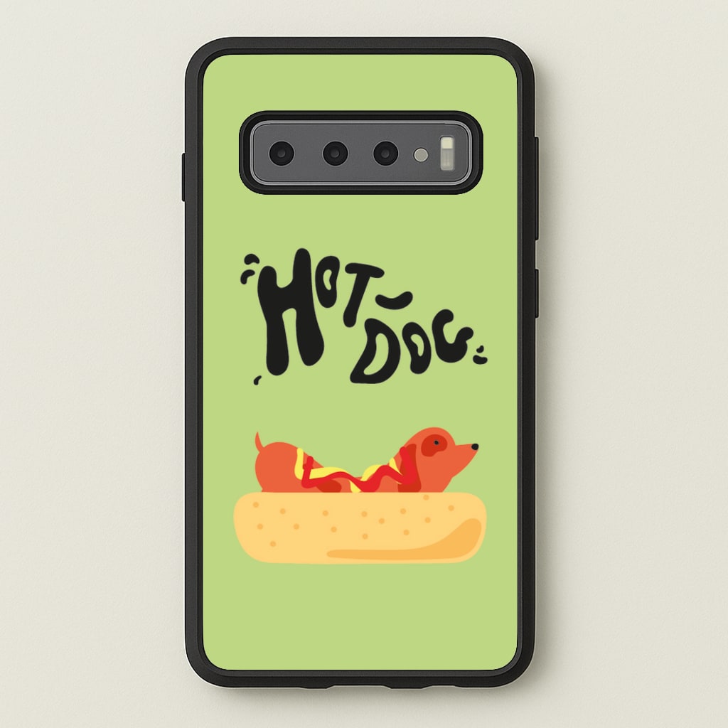 Hot Dog - Dachshunds - Dachshunds Phone Case for Galaxy S10 Plus