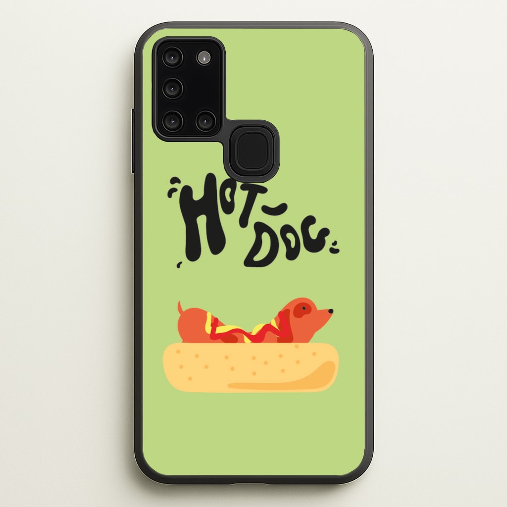 Hot Dog - Dachshunds - Dachshunds Phone Case for Galaxy A21s