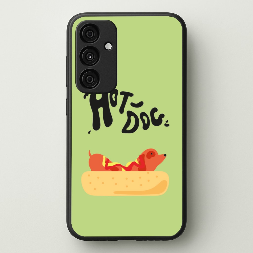 Hot Dog - Dachshunds - Dachshunds Phone Case for Galaxy A55