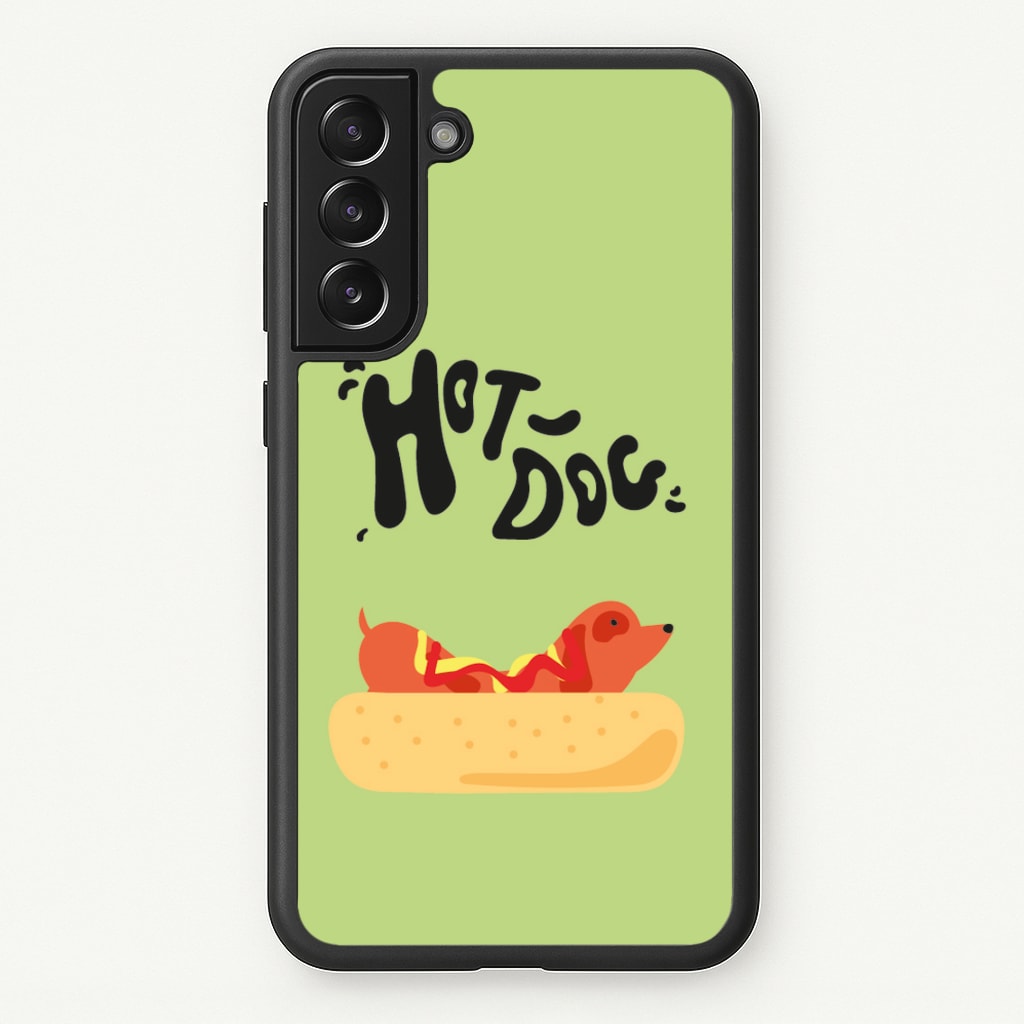 Hot Dog - Dachshunds - Dachshunds Phone Case for Galaxy S21