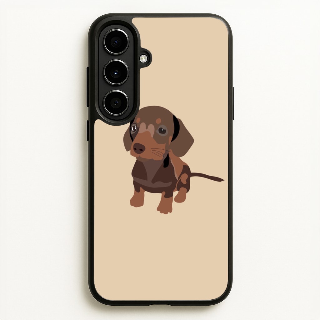 Brown - Dachshunds - Dachshunds Phone Case for Galaxy A56