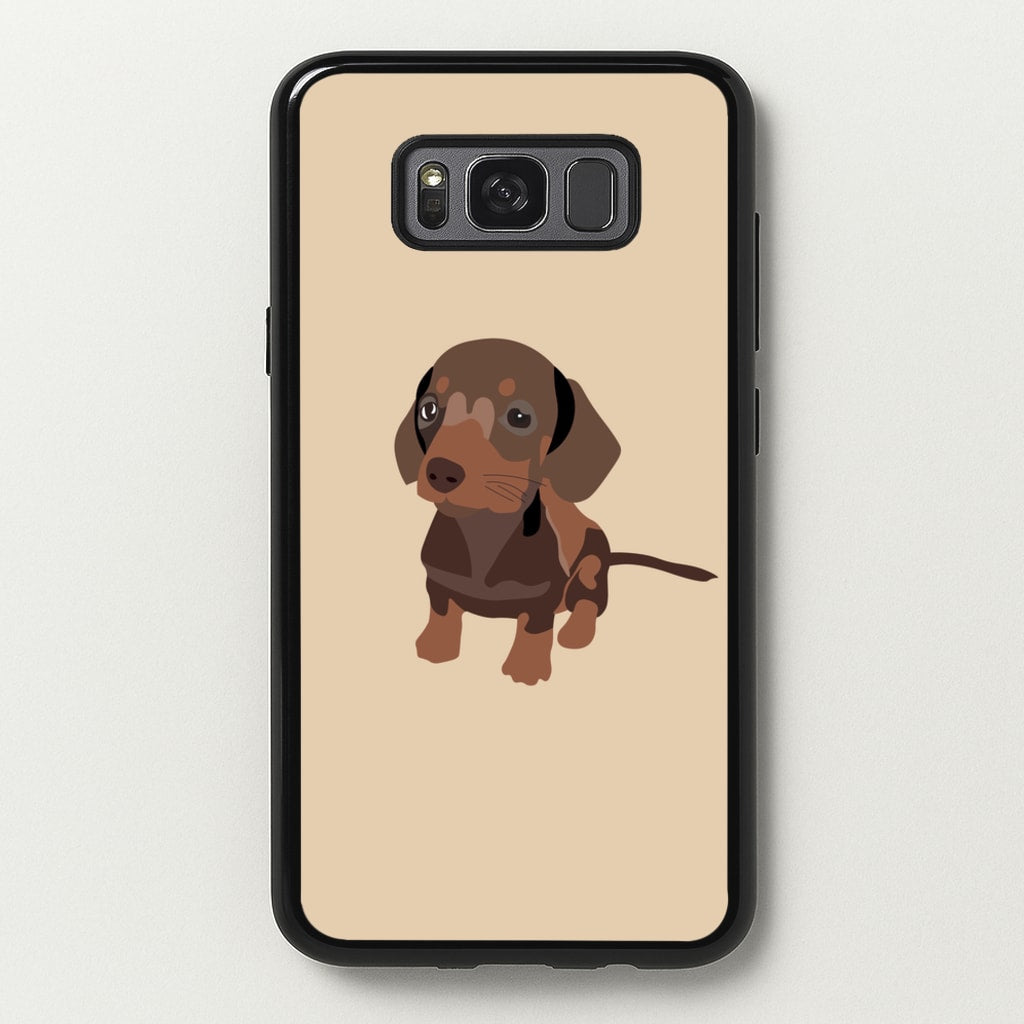 Brown - Dachshunds - Dachshunds Phone Case for Galaxy S8 Plus