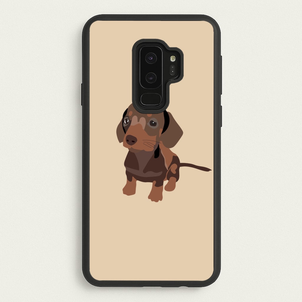 Brown - Dachshunds - Dachshunds Phone Case for Galaxy S9 Plus
