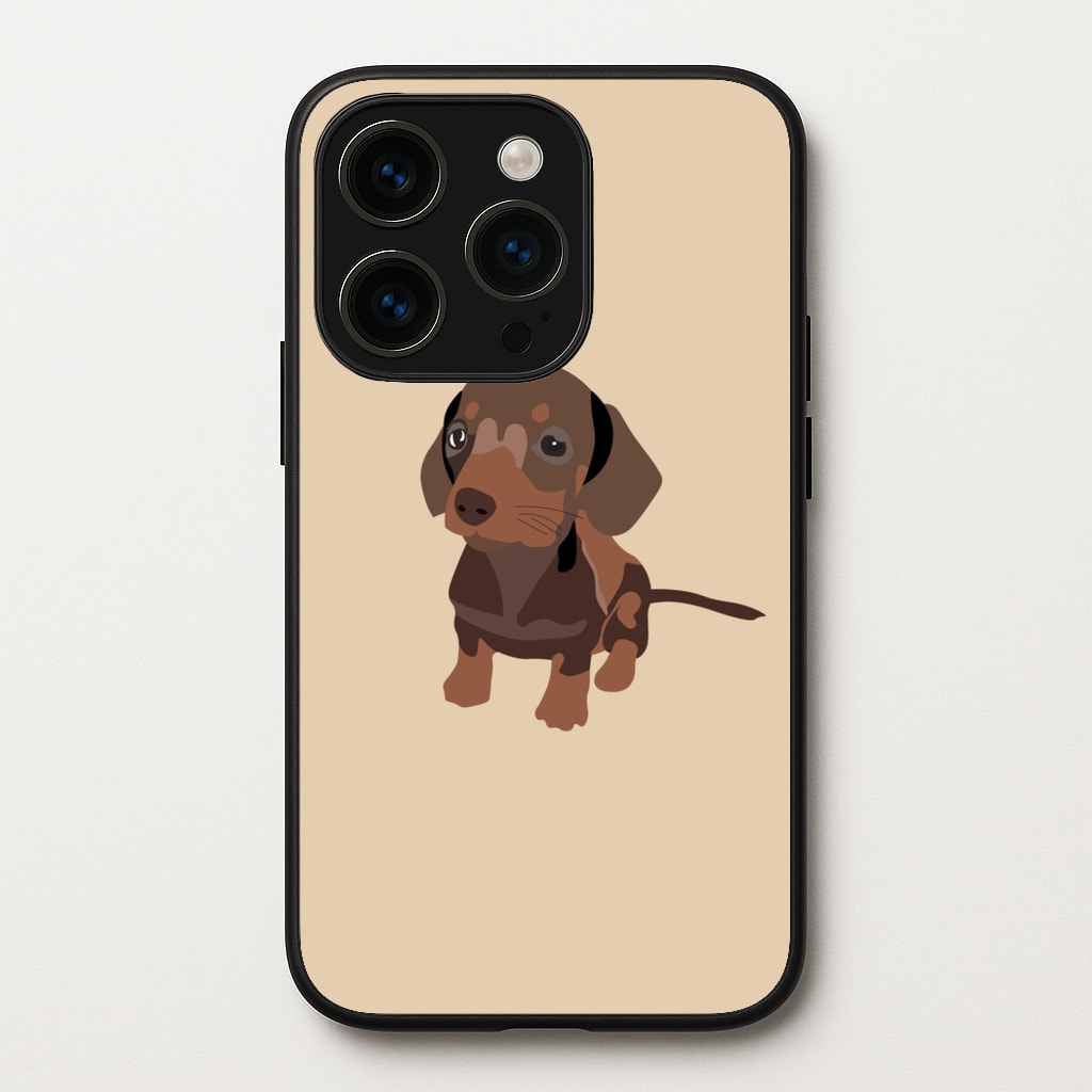 Brown - Dachshunds - Dachshunds Phone Case for iPhone 15 Pro