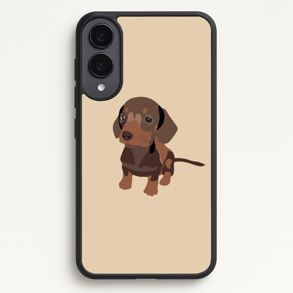 Brown - Dachshunds - Dachshunds Phone Case for Galaxy S25 Edge