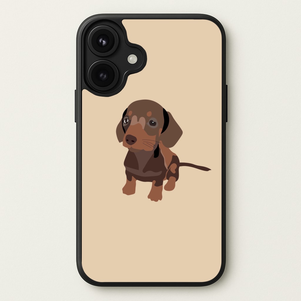 Brown - Dachshunds Phone Case for iPhone 17
