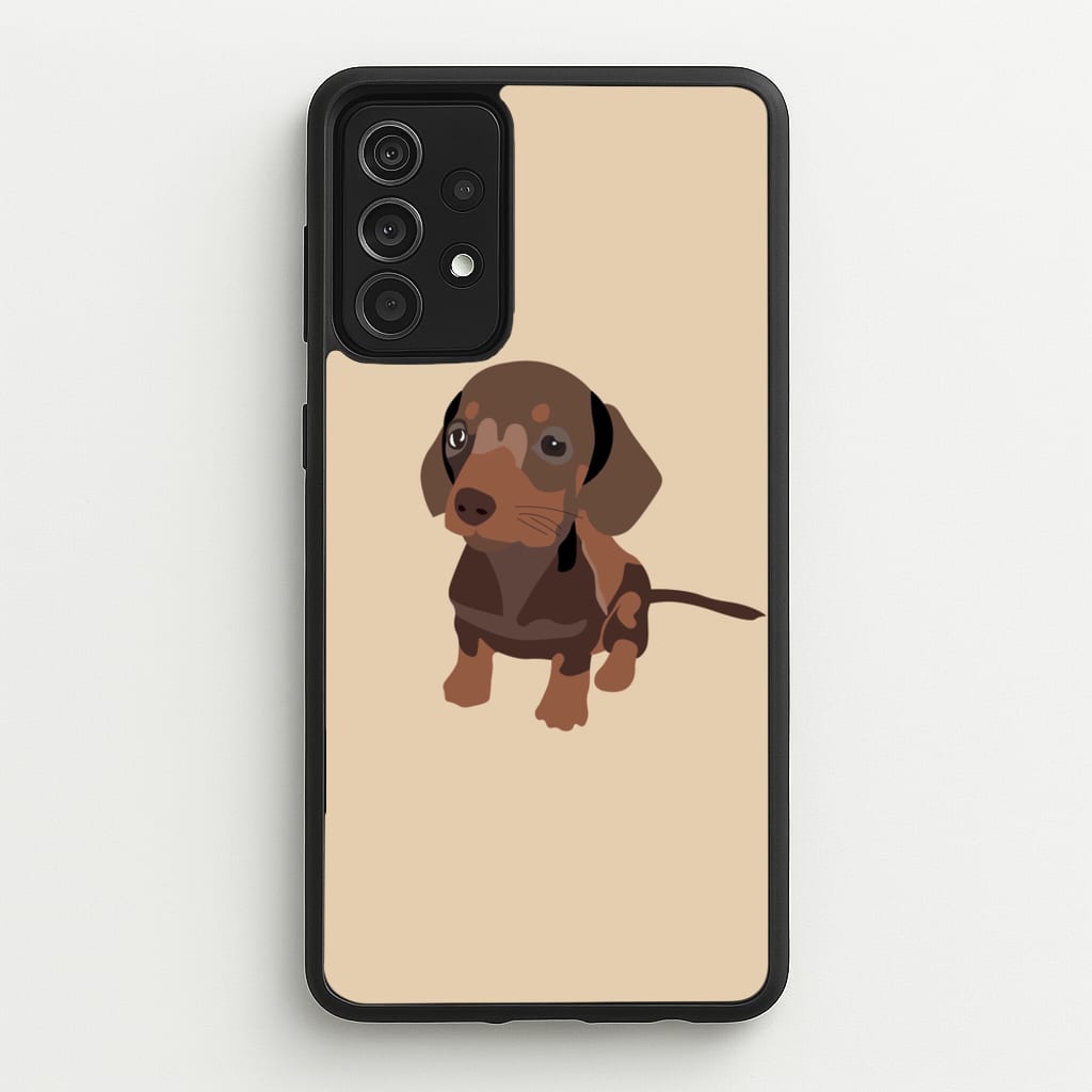 Brown - Dachshunds - Dachshunds Phone Case for Galaxy A52 / A52s