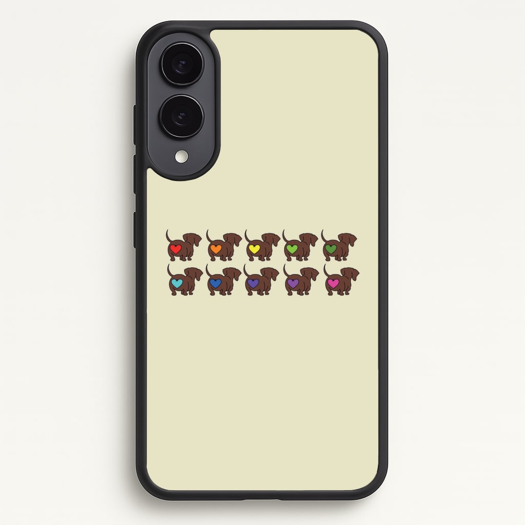 Love hearts - Dachshunds - Dachshunds Phone Case for Galaxy S25 Edge
