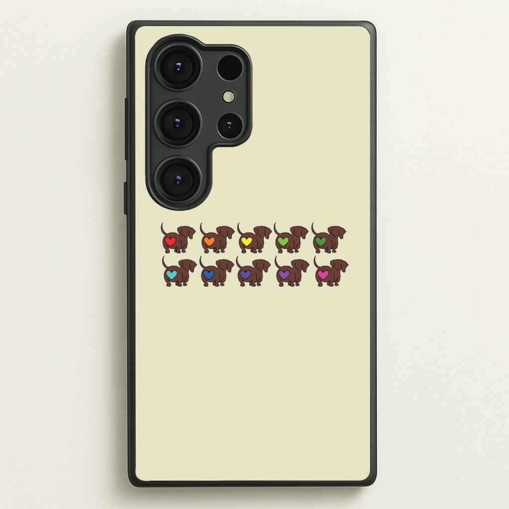 Love hearts - Dachshunds - Dachshunds Phone Case for Galaxy S25 Ultra