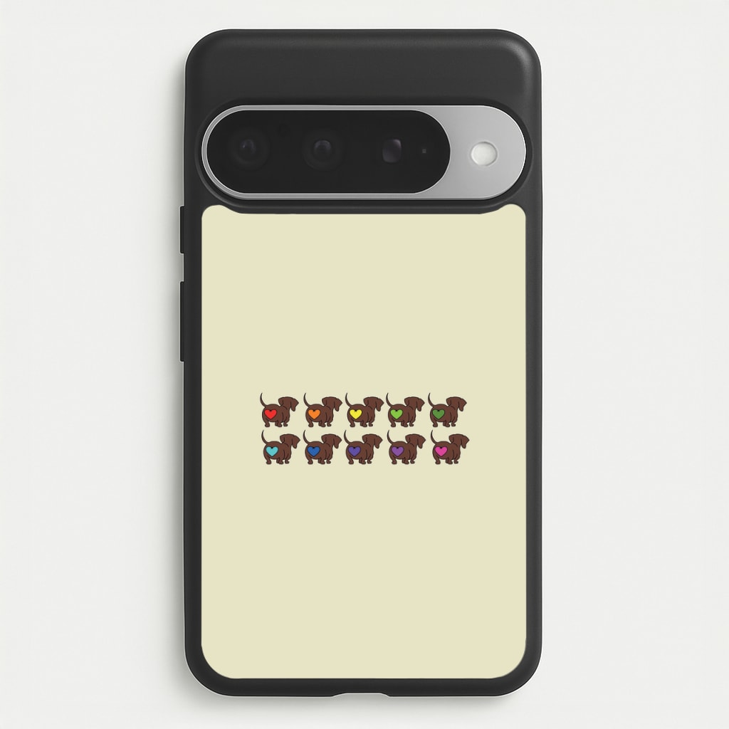 Love hearts - Dachshunds Phone Case for Google Pixel 10 Pro XL