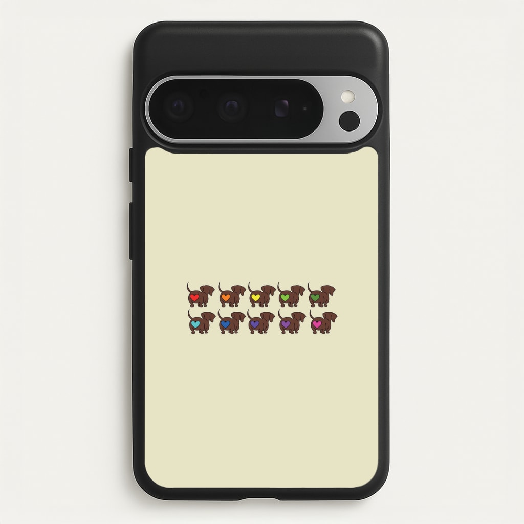 Love hearts - Dachshunds - Dachshunds Phone Case for Google Pixel 9 Pro XL
