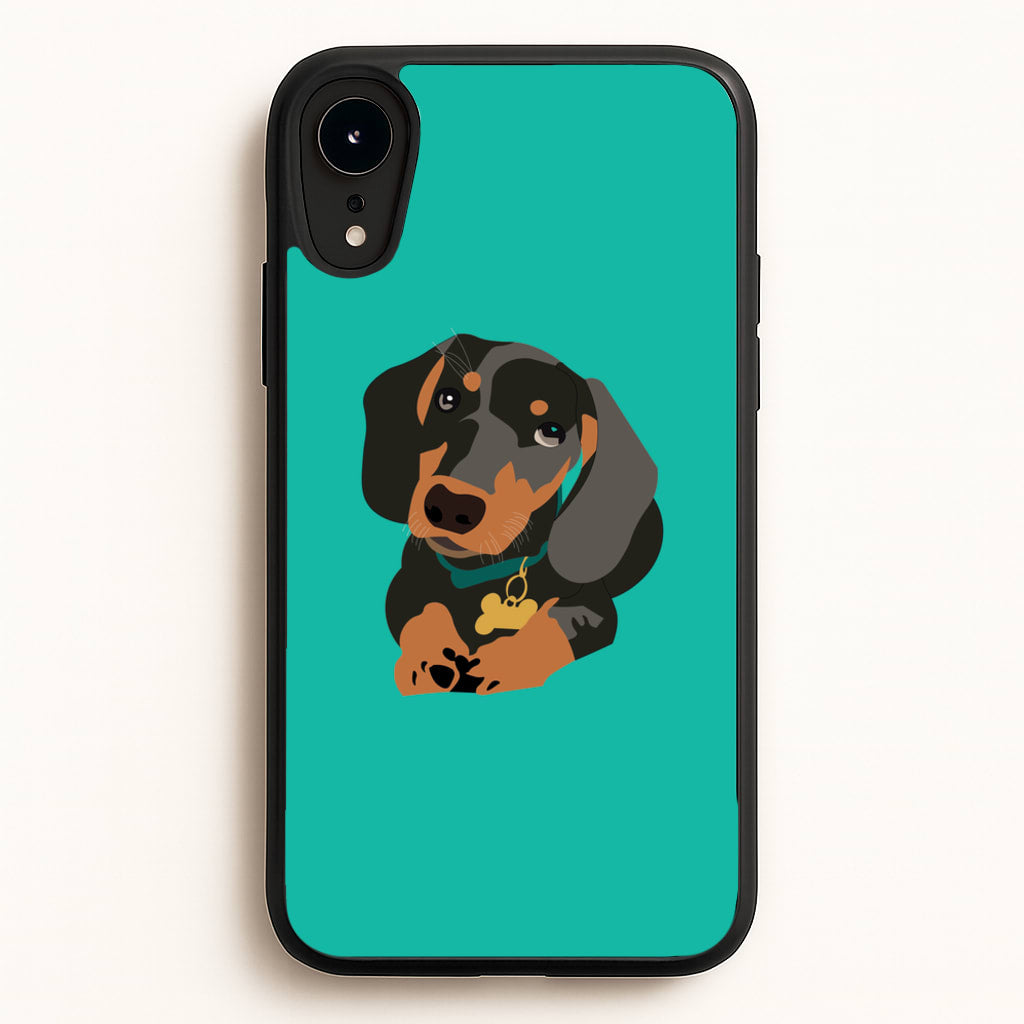 Black & brown - Dachshunds - Dachshunds Phone Case for iPhone XR