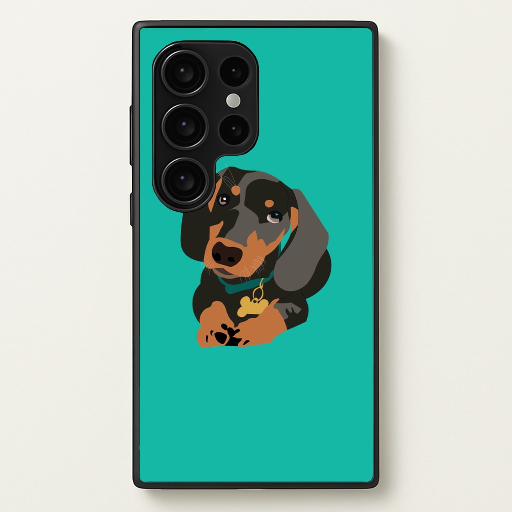 Black & brown - Dachshunds - Dachshunds Phone Case for Galaxy S24 Ultra