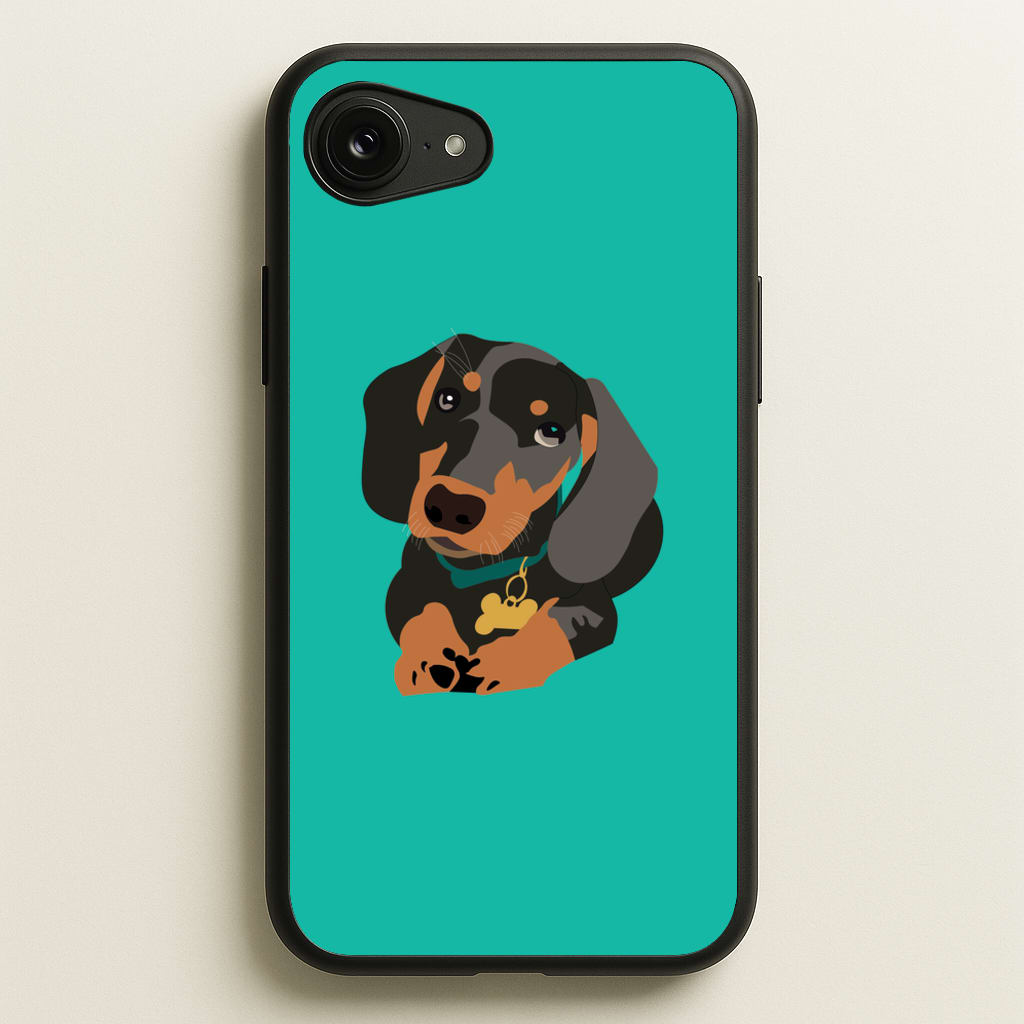 Black & brown - Dachshunds  - Dachshunds Phone Case for iPhone 16e