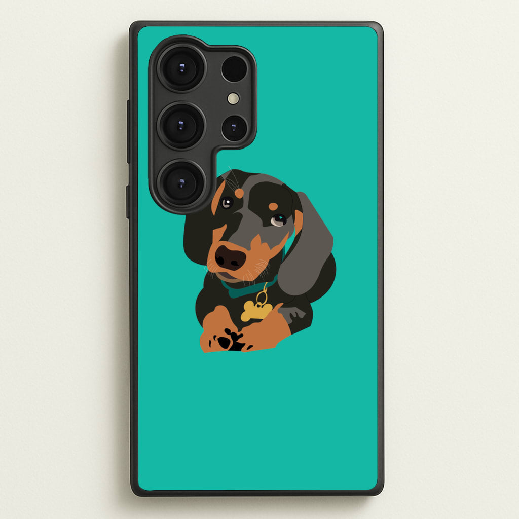Black & brown - Dachshunds  - Dachshunds Phone Case for Galaxy S25 Ultra
