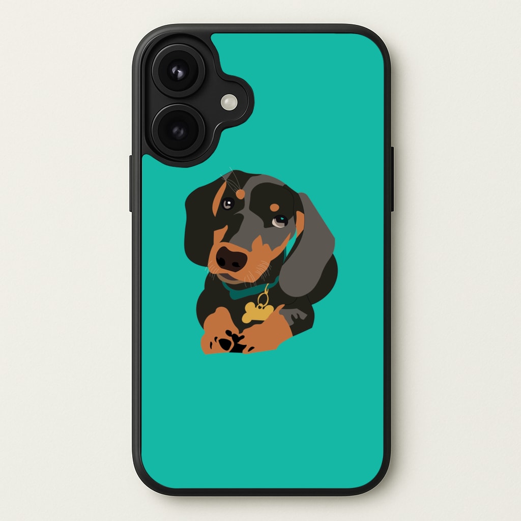 Black & brown - Dachshunds Phone Case for iPhone 17