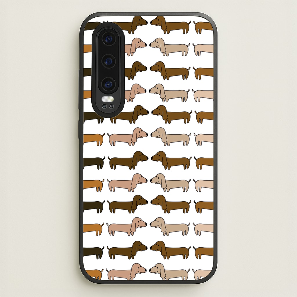 Collage - Dachshunds - Dachshunds Phone Case for Huawei P30