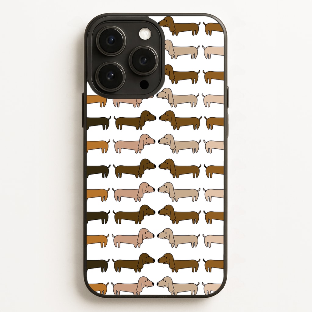 Collage - Dachshunds - Dachshunds Phone Case for iPhone 12 Pro Max
