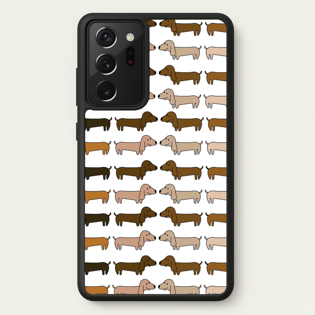 Collage - Dachshunds - Dachshunds Phone Case for Galaxy Note 20 Ultra