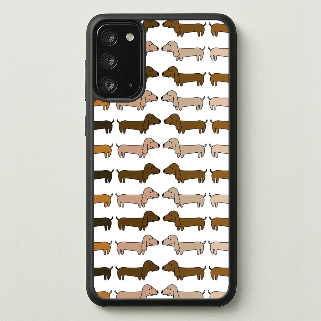 Collage - Dachshunds - Dachshunds Phone Case for Galaxy Note 20