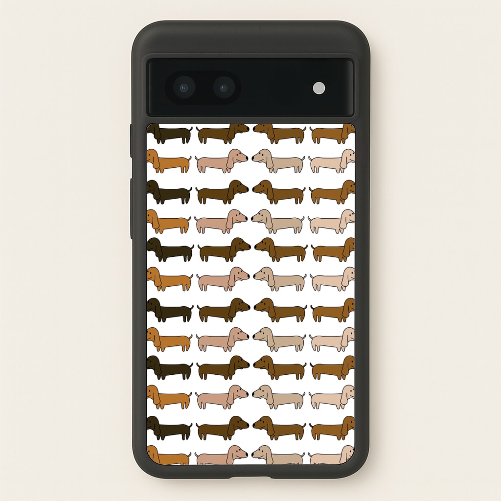 Collage - Dachshunds - Dachshunds Phone Case for Google Pixel 6a