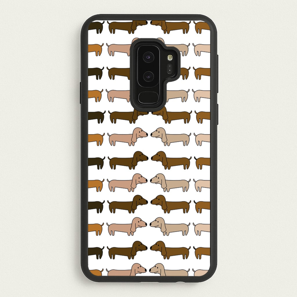 Collage - Dachshunds - Dachshunds Phone Case for Galaxy S9 Plus
