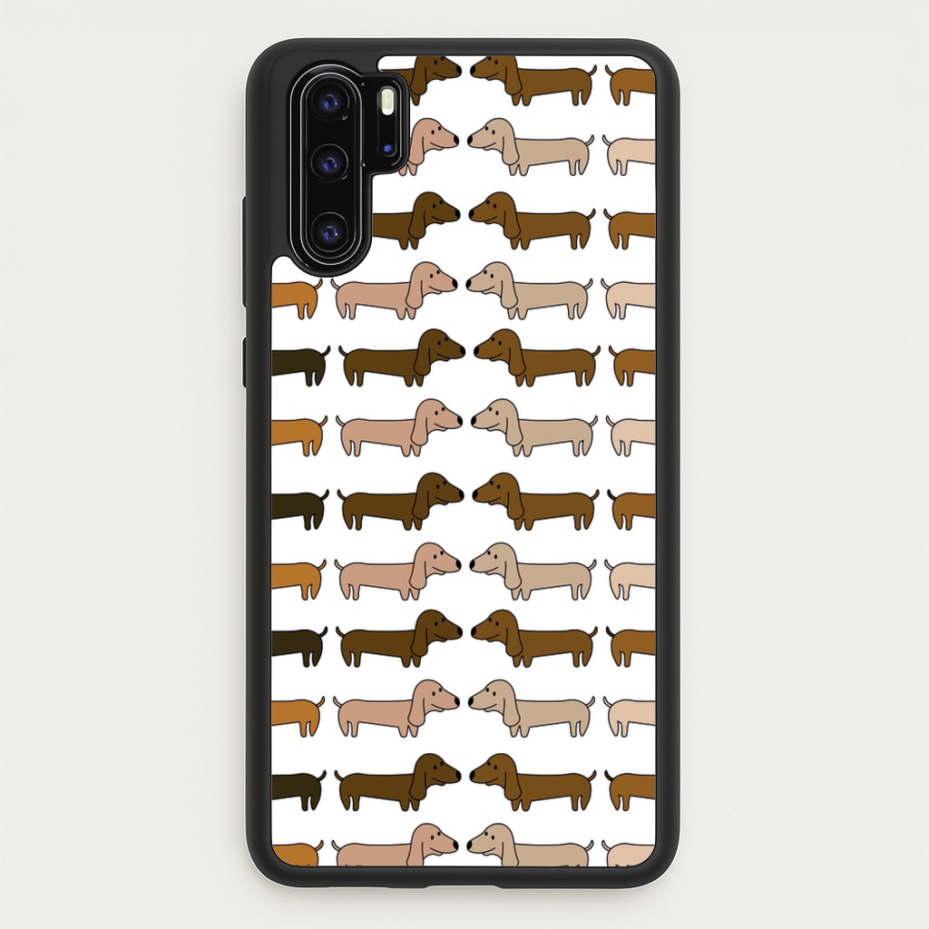 Collage - Dachshunds - Dachshunds Phone Case for Huawei P30 Pro