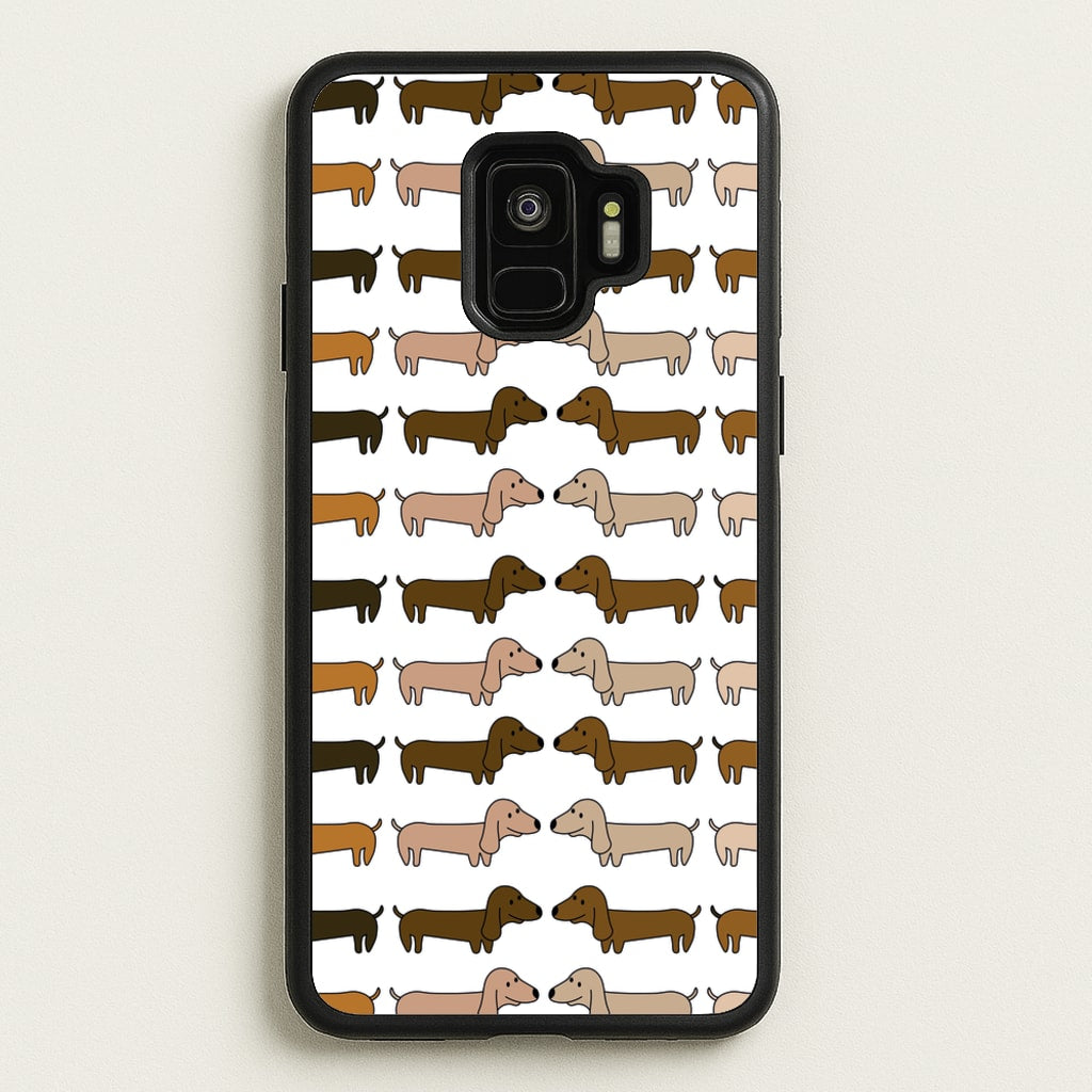 Collage - Dachshunds - Dachshunds Phone Case for Galaxy S9