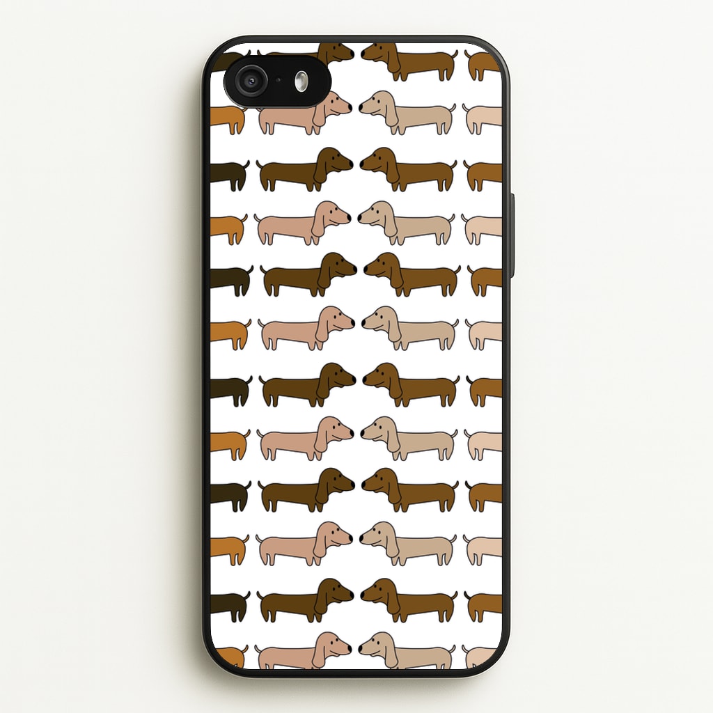 Collage - Dachshunds - Dachshunds Phone Case for iPhone 5 / 5s / SE 2016