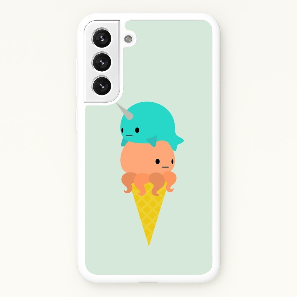 Narwhal Octopus Ice Cream - Summer Phone Case for Galaxy S22 Plus