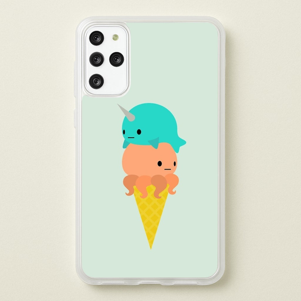 Narwhal Octopus Ice Cream - Summer Phone Case for Galaxy S20 Plus