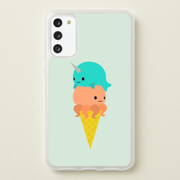 Narwhal Octopus Ice Cream - Summer Phone Case for Galaxy A41