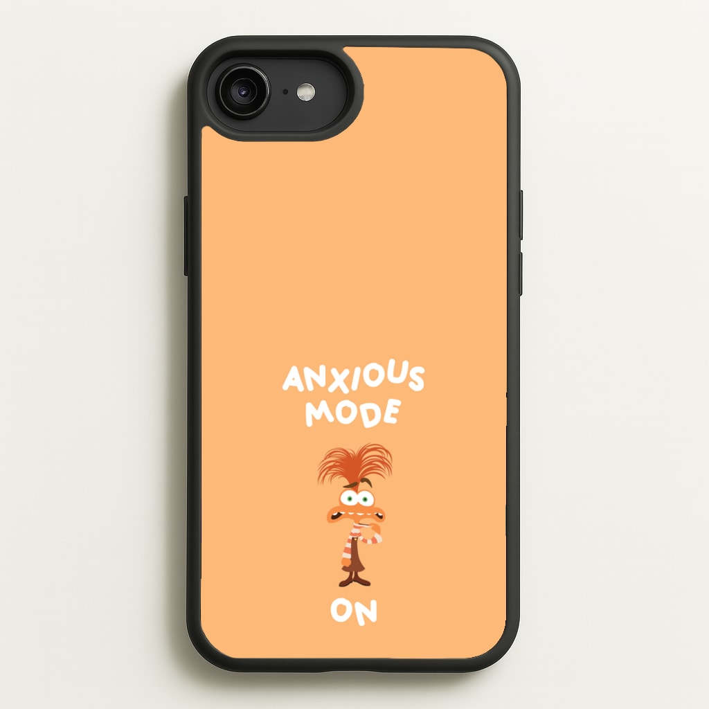 Anxious Mode On - Inside Out - Disney Phone Case for iPhone 6 Plus / 7 Plus / 8 Plus