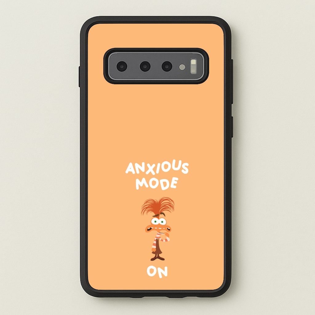 Anxious Mode On - Inside Out - Disney Phone Case for Galaxy S10 Plus
