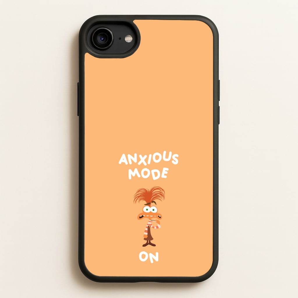 Anxious Mode On - Inside Out - Disney Phone Case for iPhone 6 / 7 / 8 / SE