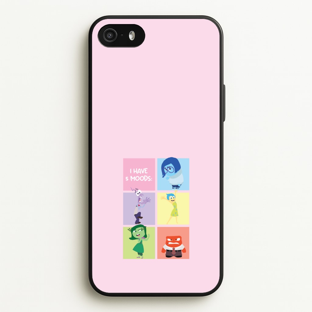 I Have Moods - Inside Out - Disney Phone Case for iPhone 5 / 5s / SE 2016