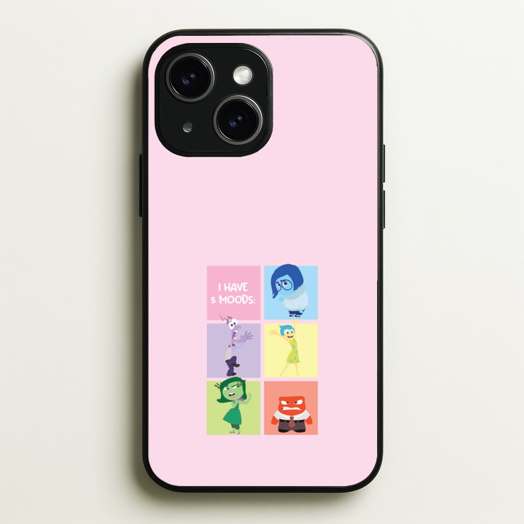 I Have Moods - Inside Out - Disney Phone Case for iPhone 15 Plus